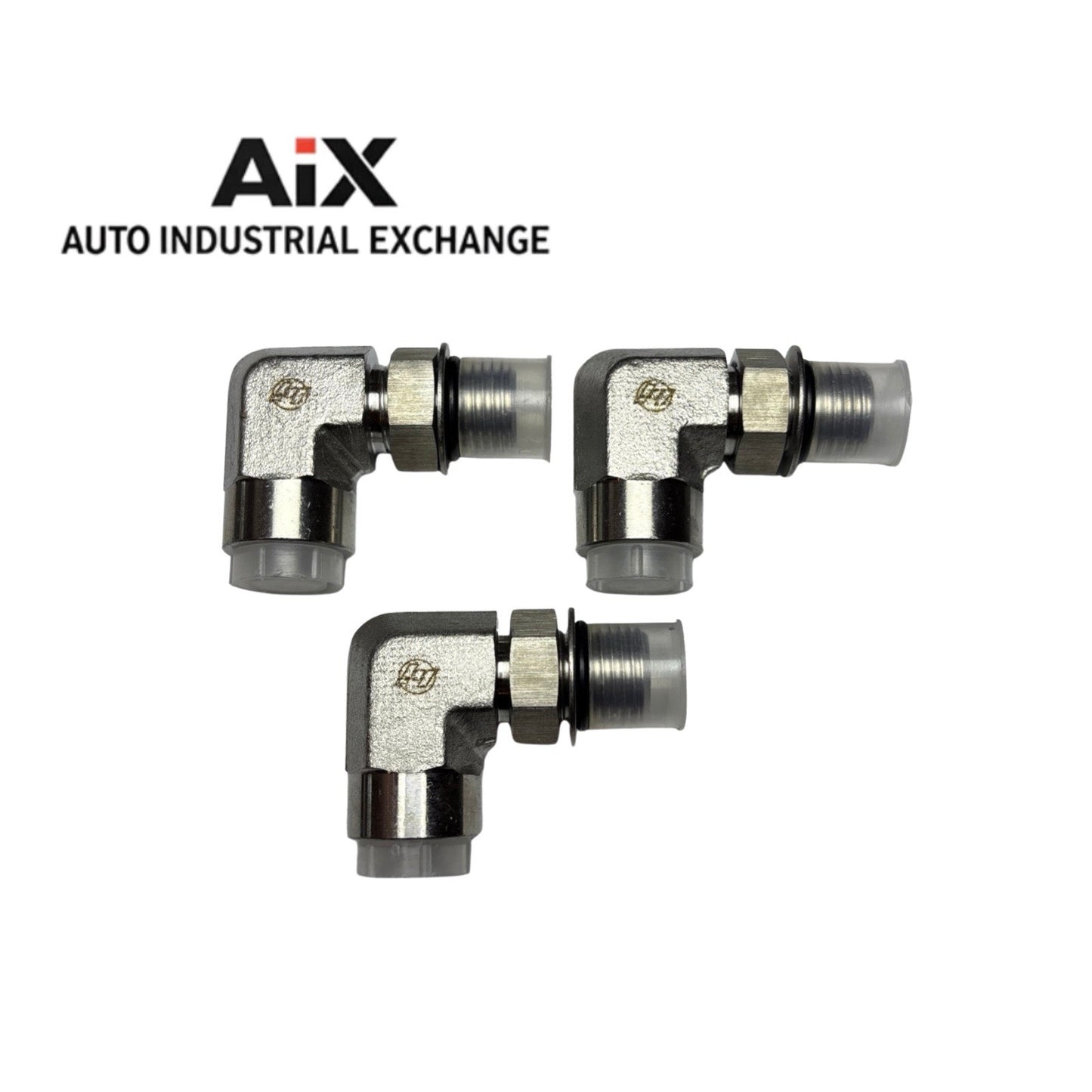 Brennan AOEG-SS 90° Elbow 1/4” x 9/16-18 UN/UNF O-Ring Boss Lot of 3 Parker Alt