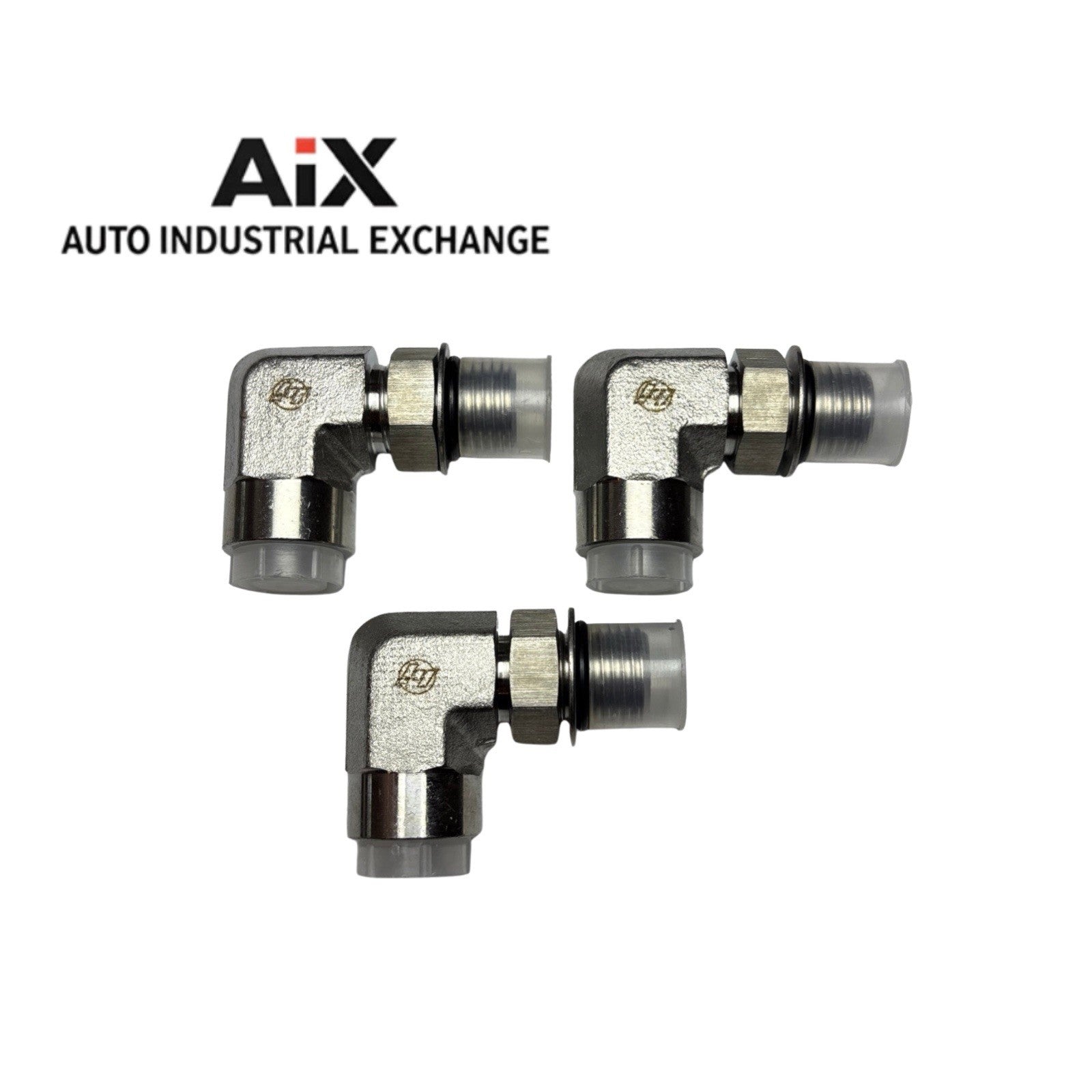 Brennan AOEG-SS 90° Elbow 1/4” x 9/16-18 UN/UNF O-Ring Boss Lot of 3 Parker Alt