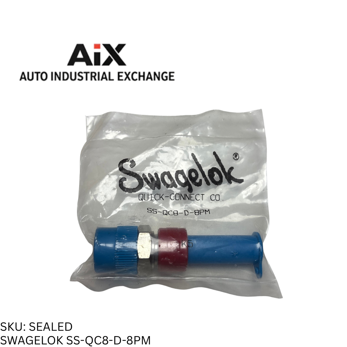 Swagelok SS-QC8-D-8PM Stainless Quick Connect Stem Type With Valve 1/2" NPT
