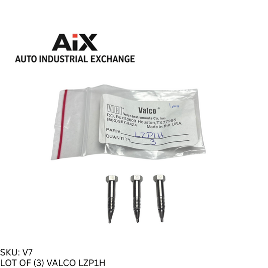 Lot of 3 Valco LZP1H Stainless Steel High Pressure Plug 1/16 Zero Volume 20K PSI