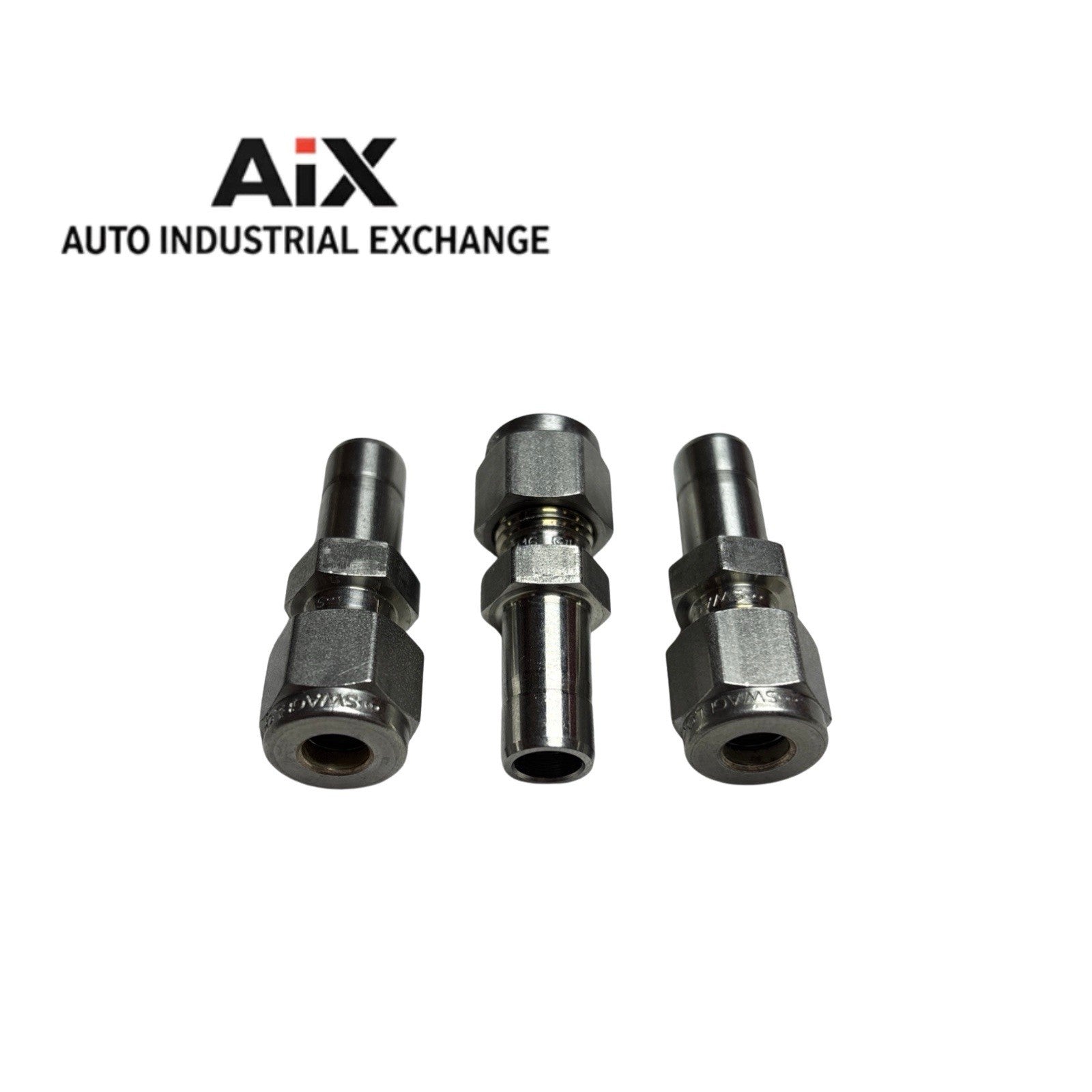 Lot of 3 Swagelok SS-400-R-6 Reducer Fittings 1/4” x 3/8” Tube Stainless Steel