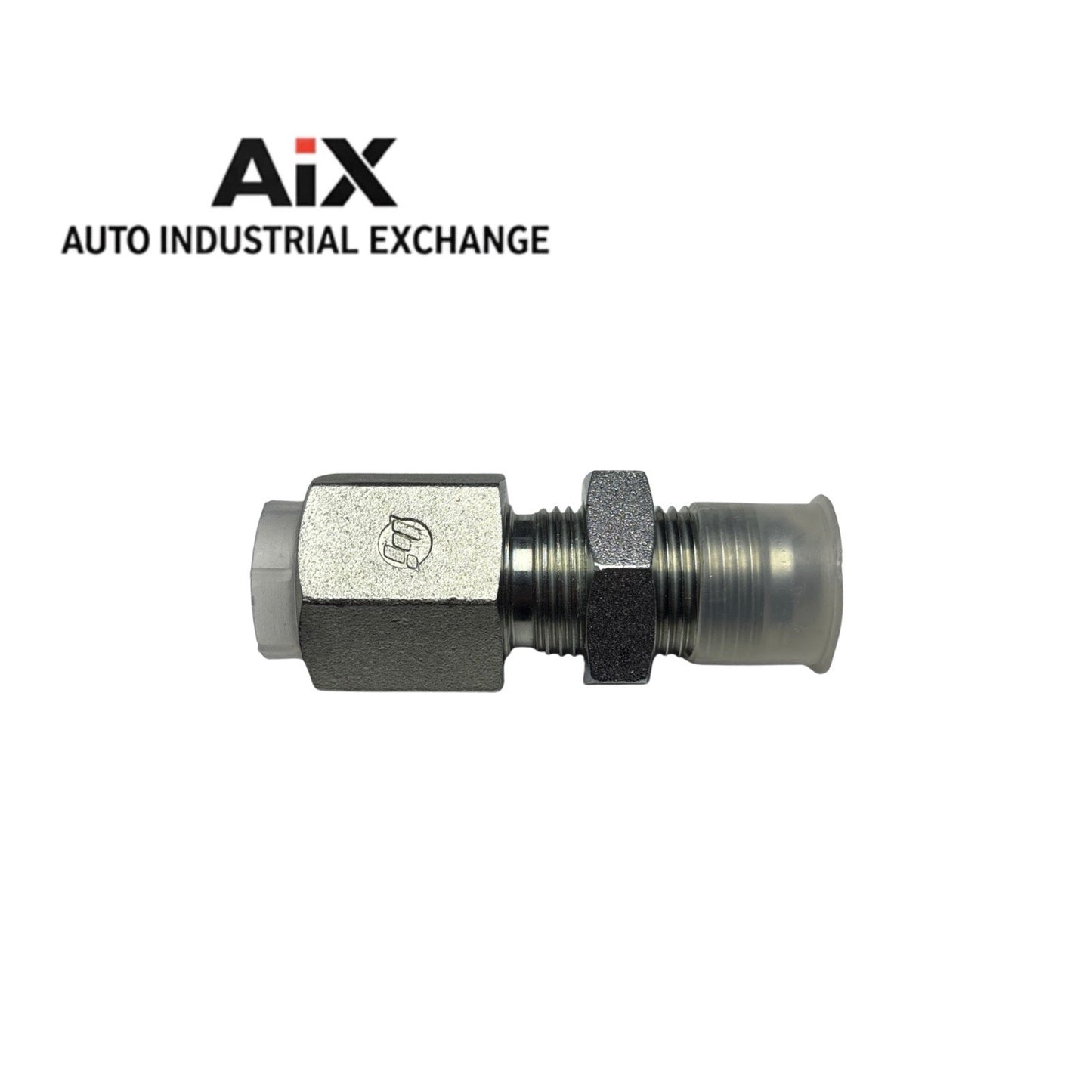 Lot of 3 Brennan 1/2 x 3/8 NPT Bulkhead Fittings – Alt to Parker 8 WGTX-WLN-S