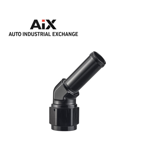 EVIL ENERGY 10AN Female to 5/8" Barb Hose Fitting 45° Swivel Adapter