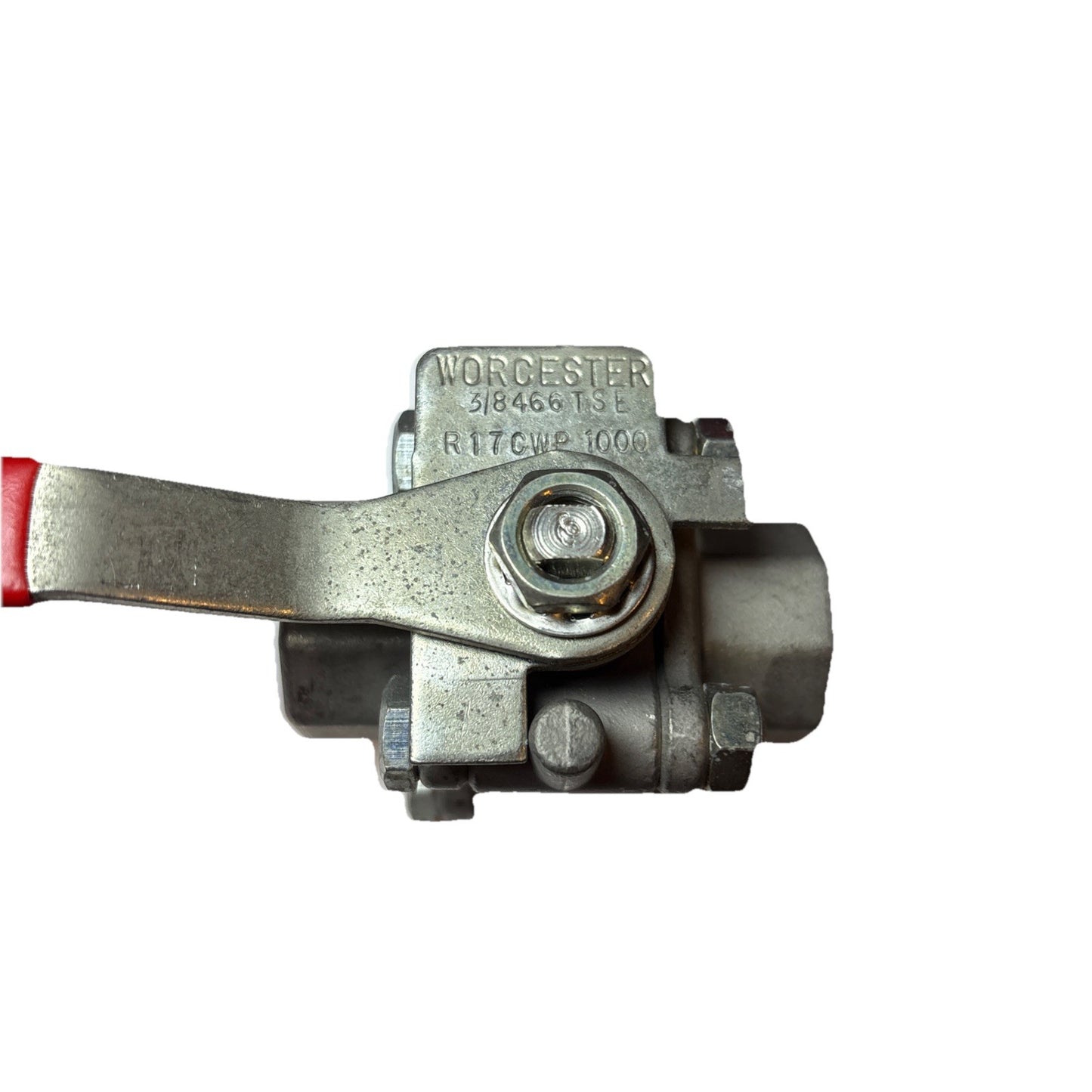 Worcester 3/4” 466TSW Stainless Ball Valve R17 CWP1000 TFE Seat Inline NPT