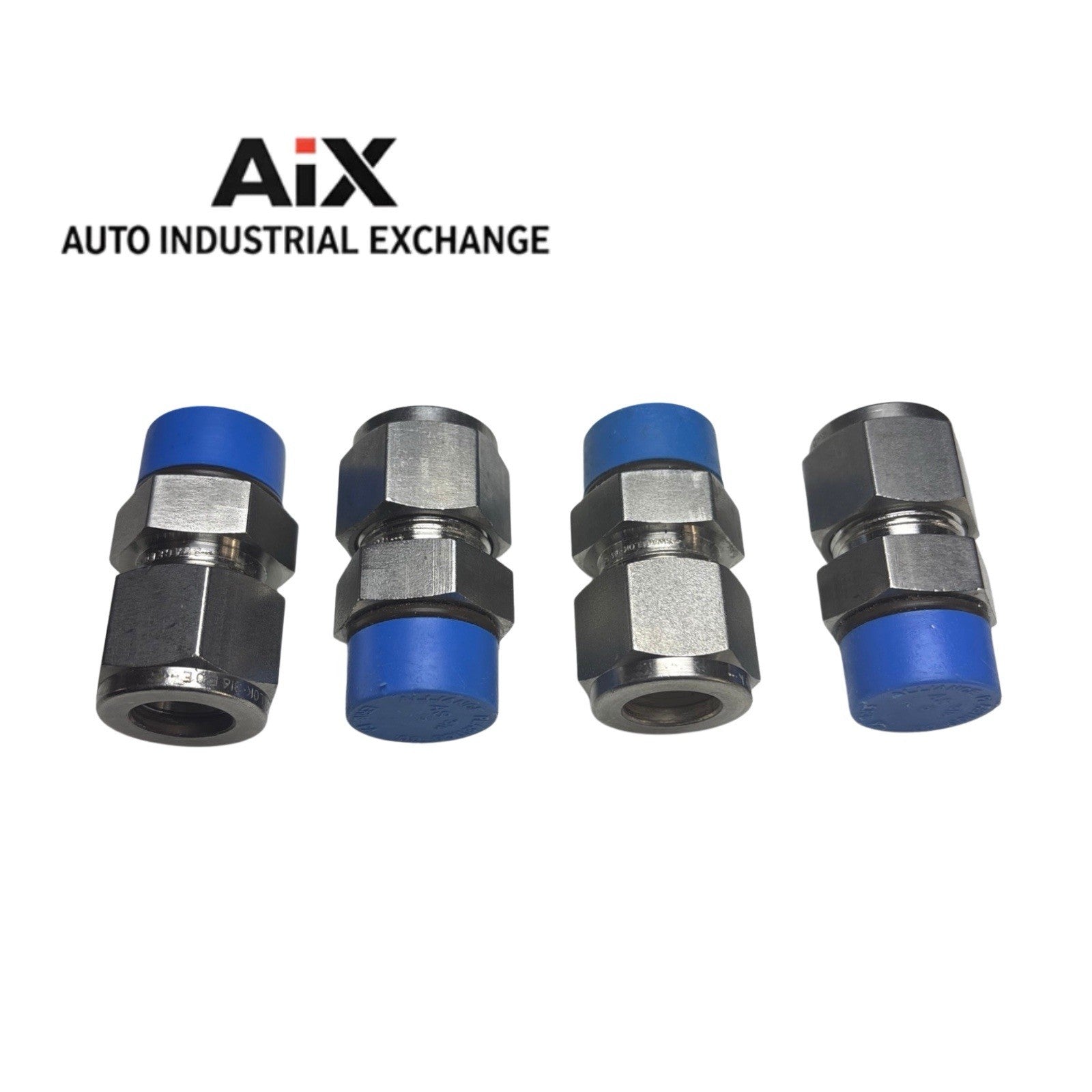 Lot of 4 Swagelok SS-810-1-6ST 1/2” Tube x 9/16-18 SAE Stainless