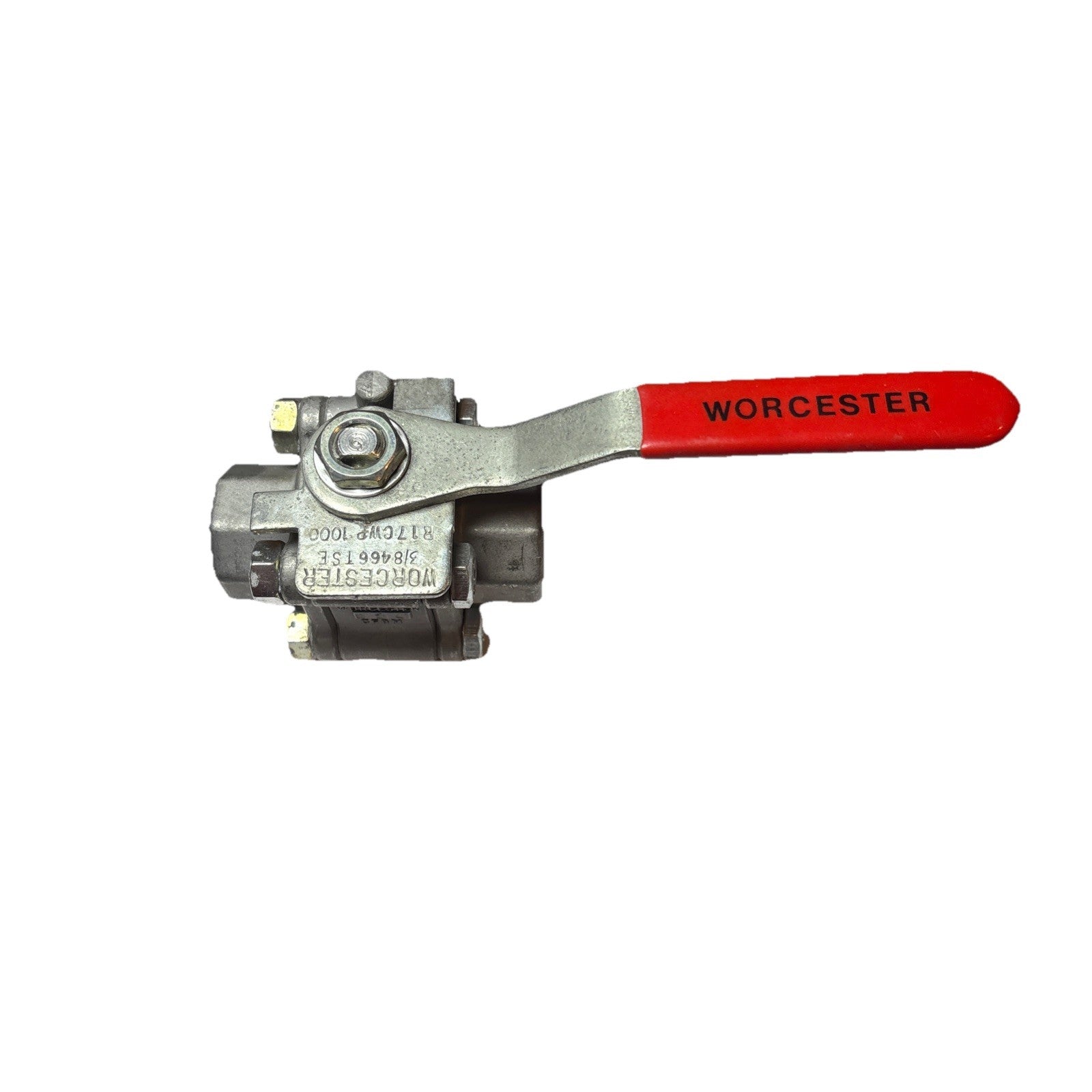 Worcester 3/4” 466TSW Stainless Ball Valve R17 CWP1000 TFE Seat Inline NPT