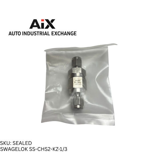 Swagelok SS-CHS2-KZ-1/3 Stainless Steel Poppet Check Valve 1/8" 6000 psi