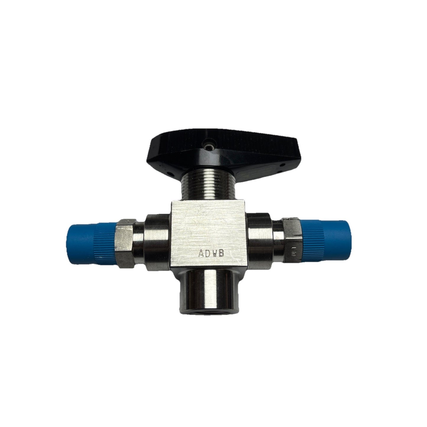 Swagelok SS-83XPVCR4-KZ 3-Way Ball Valve 1/4” VCR x VCR SS PEEK 6000 PSI