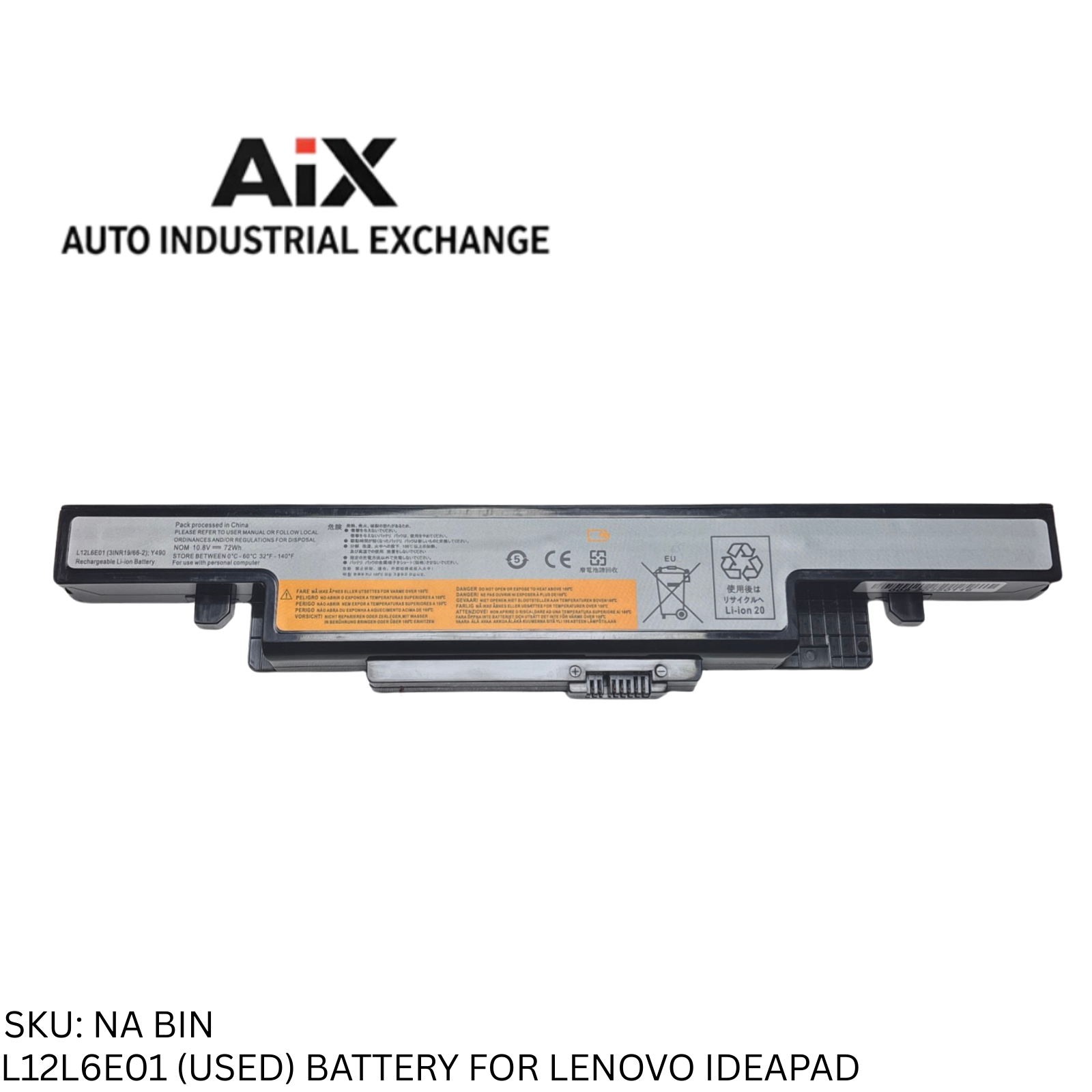 Laptop Battery L12L6E01 For Lenovo IdeaPad Y400 Y410 Y400N Y490 Y400P Y500