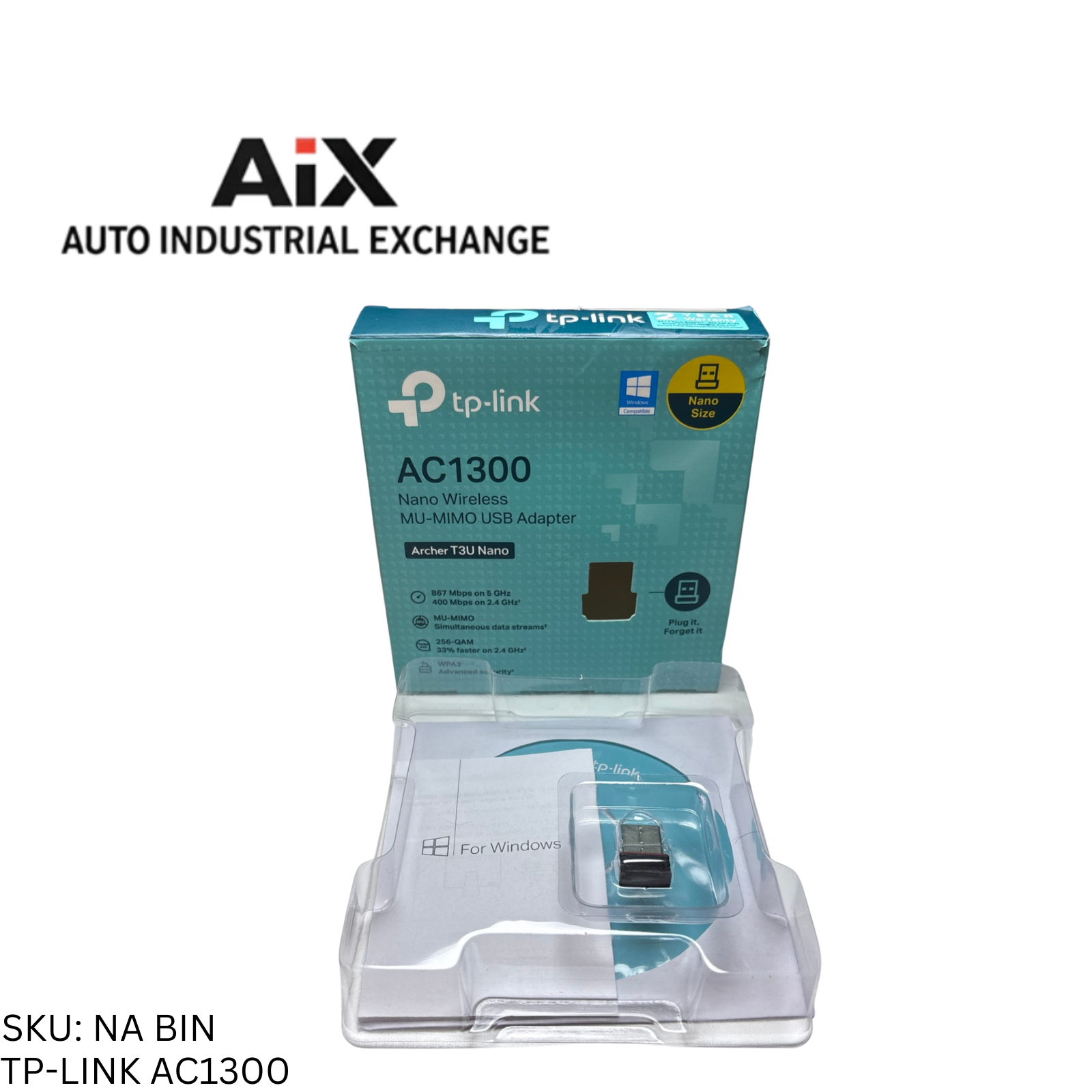 TP-Link AC1300 Mini USB Wi-Fi Adapter Dual Band MU-MIMO 2.4/5GHz Wireless