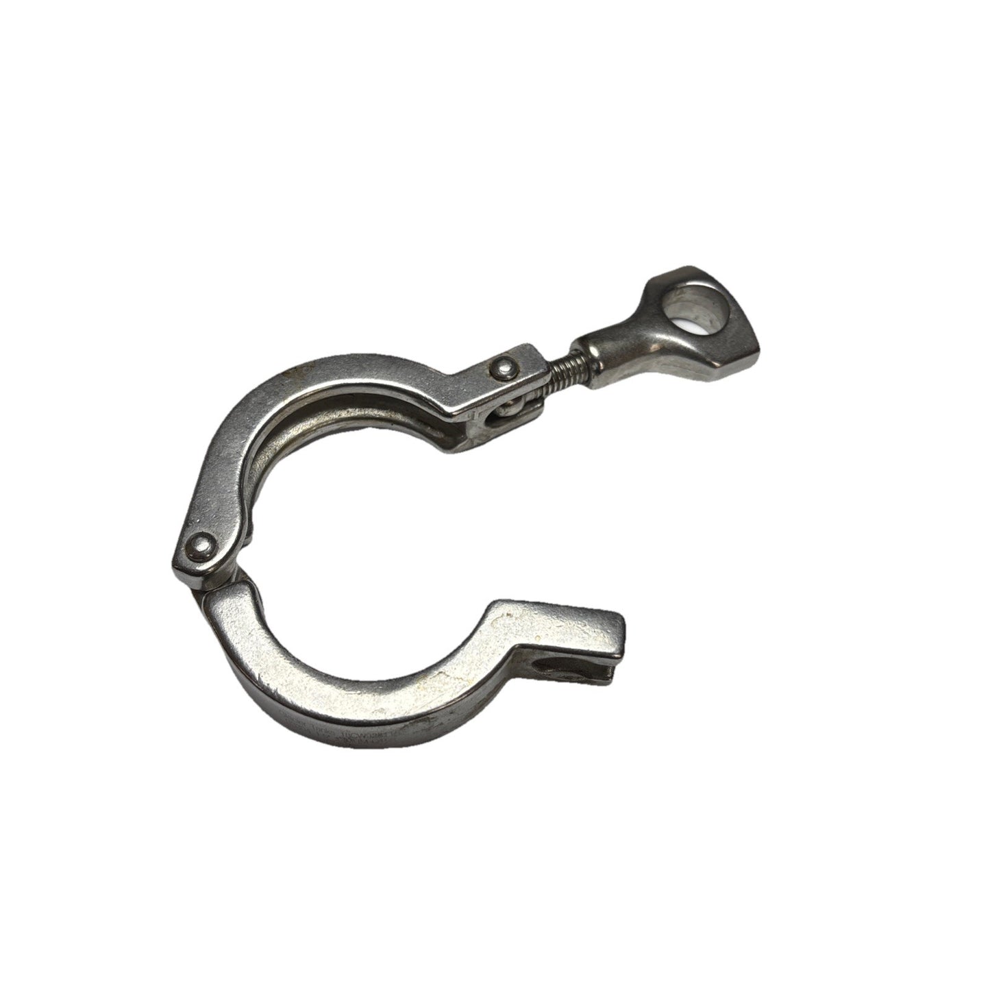 Lot of 2 Glacier Tanks 1.5” Tri Clamp Single Hinge SS304 Sanitary Clamps