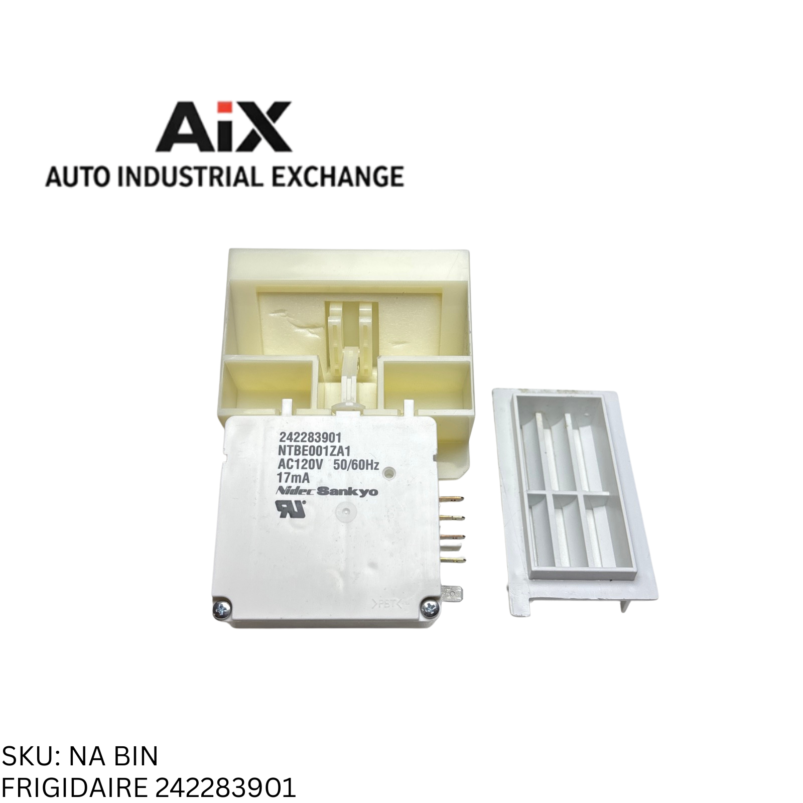 Nidec Sankyo 242283901 Refrigerator Damper Control Assembly For Frigidaire