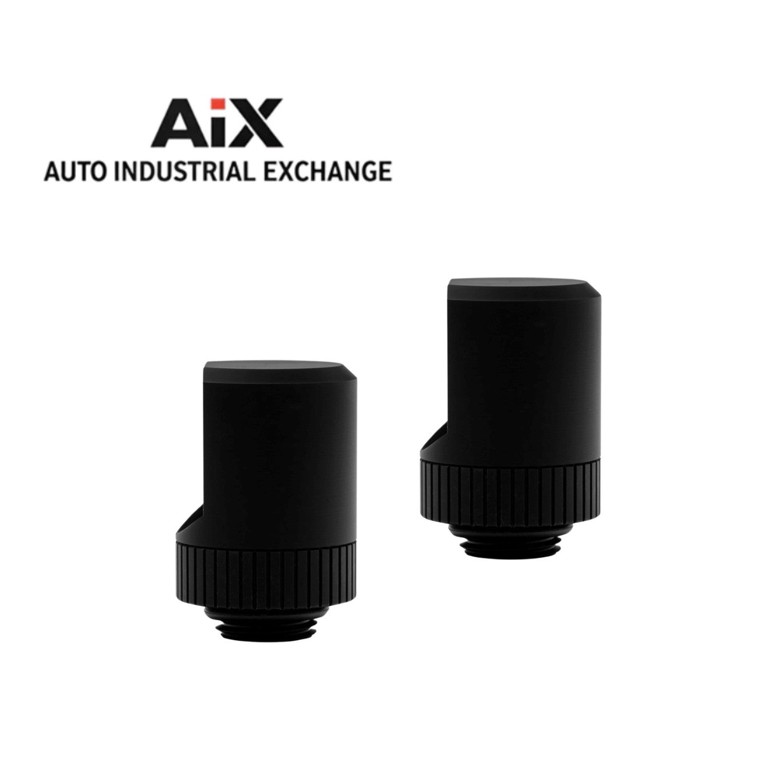 EKWB EK-Torque 90 Degree Angled Rotary Fitting Black – 2 Pack