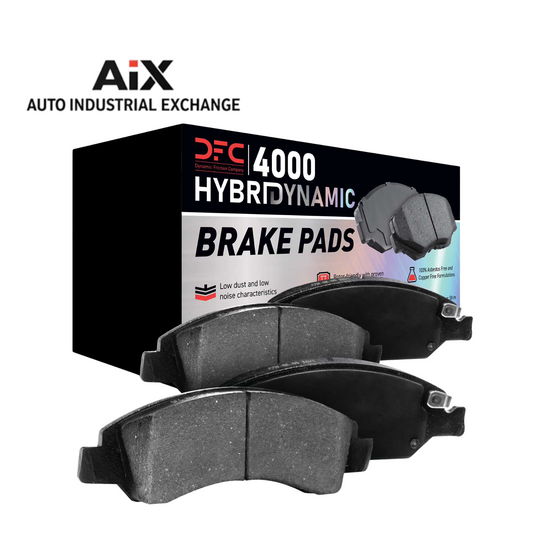 Dynamic Friction Company 4000-0755-01 Front Disc Brake Pad Kit Hybrid Dynamic