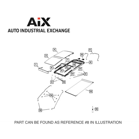 Mopar 68194943AC Sunroof Frame – OEM Genuine Factory New for 2014–2023 Cherokee