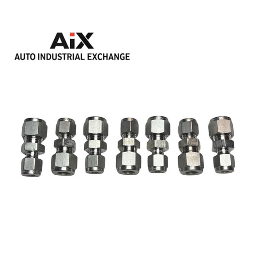 Lot of 7 Swagelok SS-600-6-4 Reducing Union 3/8” x 1/4” Tube Fitting Stainless