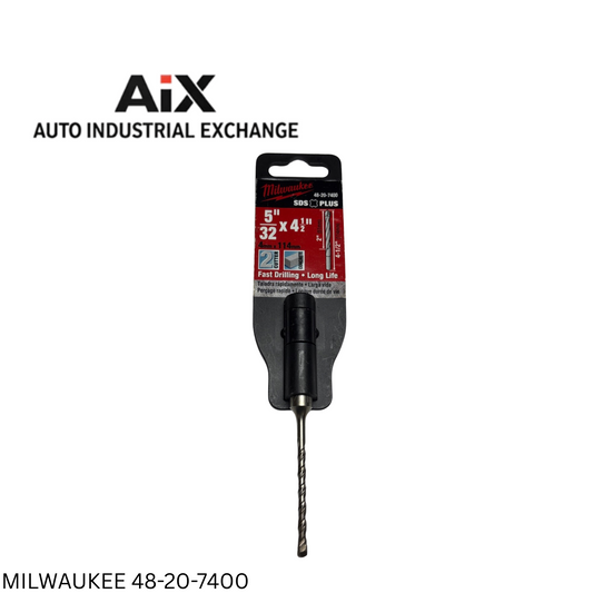 Milwaukee M/2 48-20-7400 SDS Plus 2-Cutter Rotary Hammer Drill Bit 3/16"