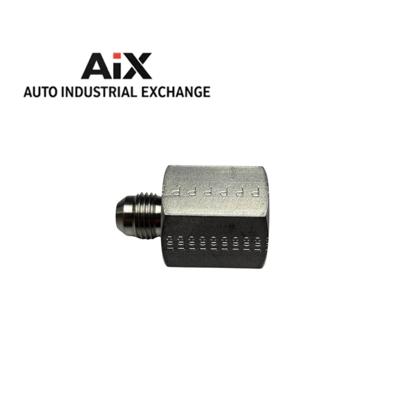 Lot of 2 Parker 6-8 GTX-SS 3/8” Flare x 1/2” NPT Female Adapter Fitting SS