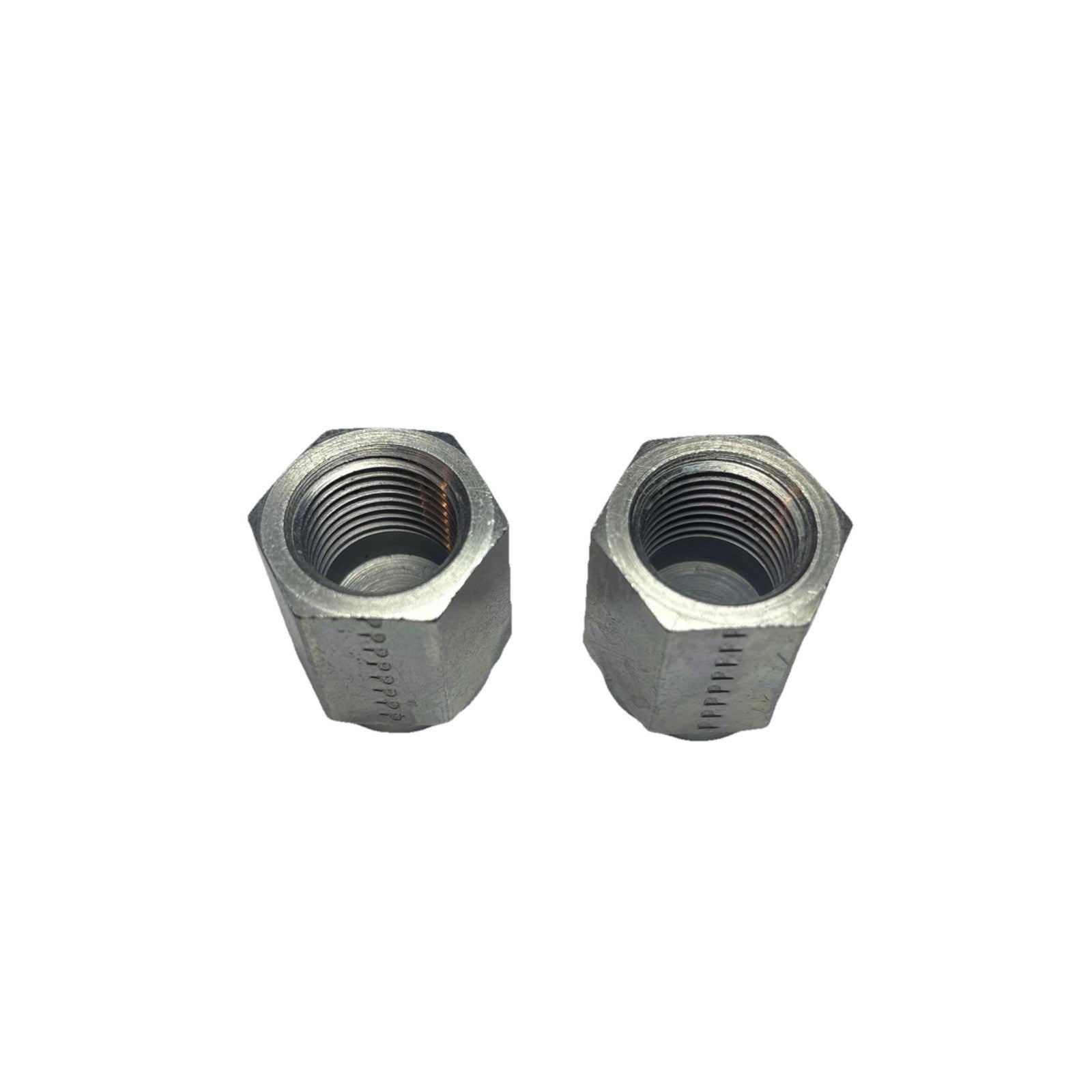 Lot of 2 Parker 3/8 HPC-S Hex Caps Steel NPTF Pipe Fittings 6000 PSI