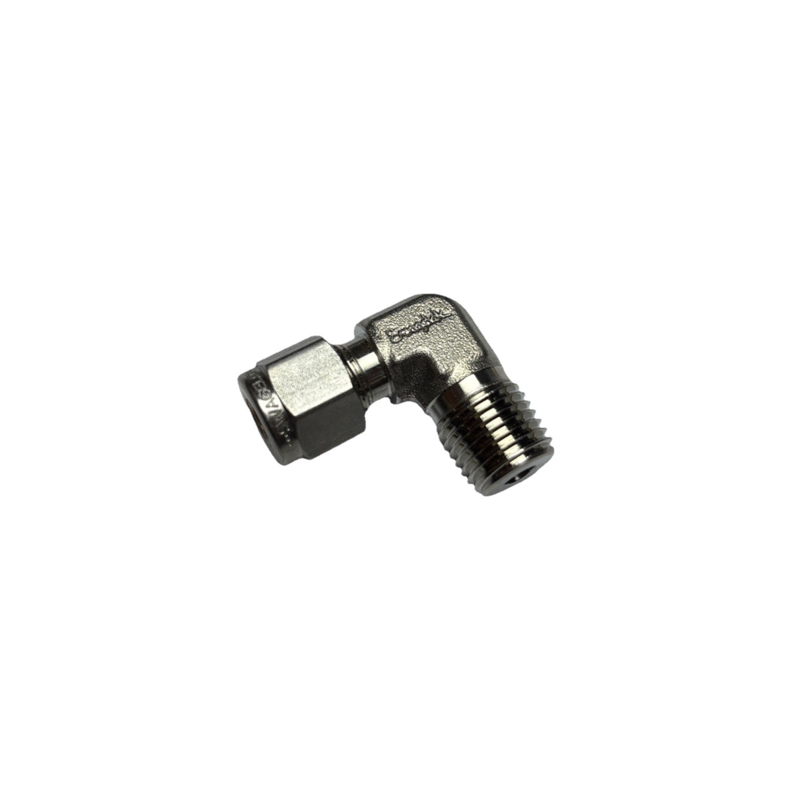 Lot of 10 Swagelok SS-400-2-4 1/4” Tube x 1/4” NPT Male Elbow Fittings Stainless