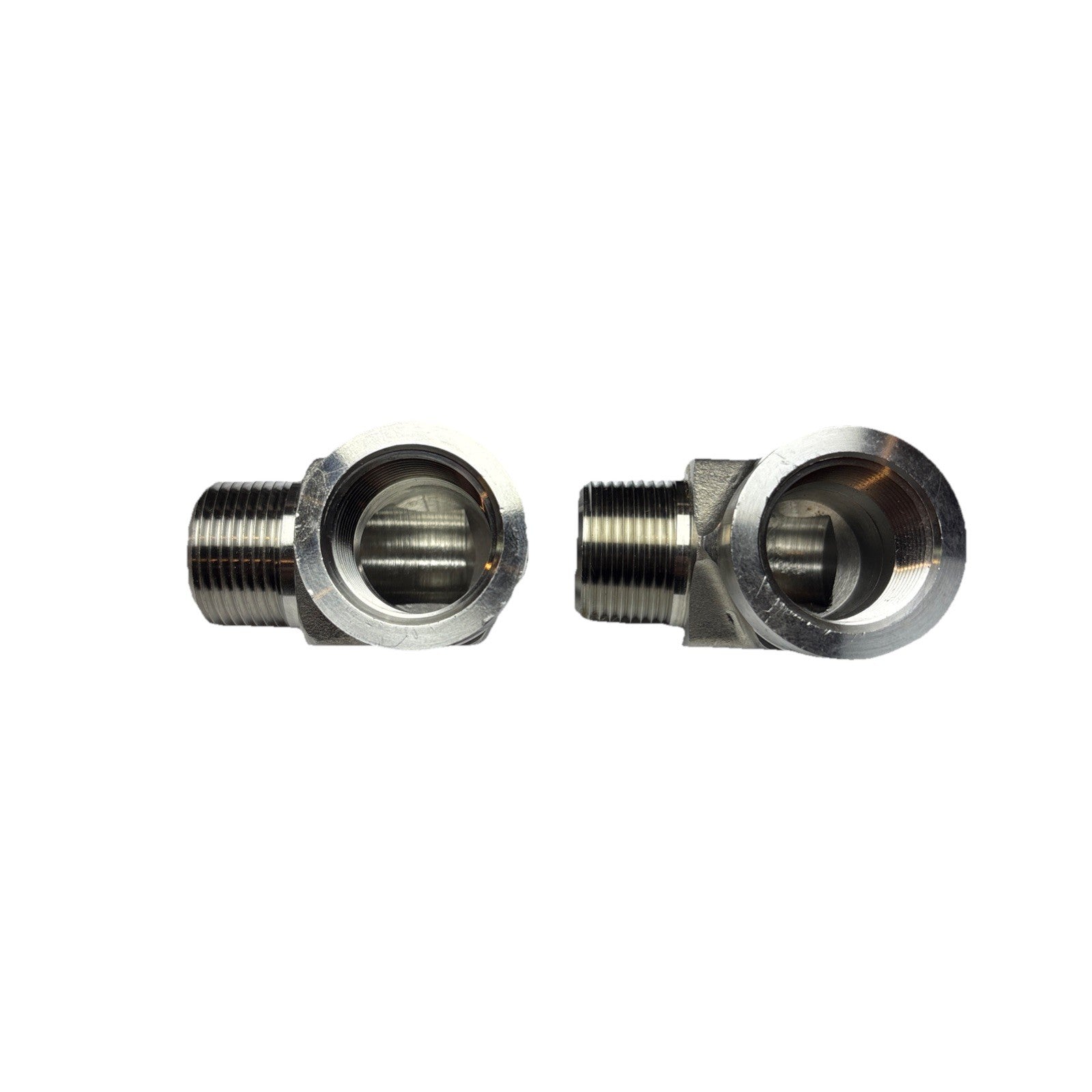 Parker 3/4 x 1/2 CD-SS 90° Elbow Adapter NPTF Male x Female Stainless Steel
