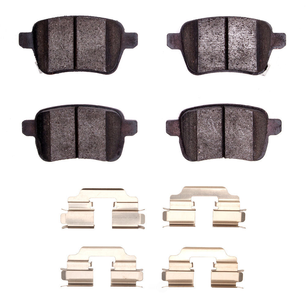 DFC 1551-1722-01 Rear Ceramic Disc Brake Pads Kit Fits Fiat 500L 2014-2019