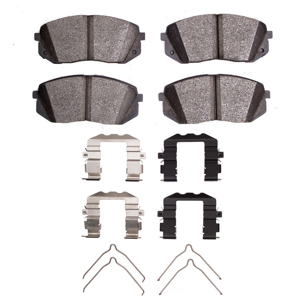 DFC 1551-1826-01 Ceramic Brake Pads Kit Fits Hyundai Kona Electric 2019-2023