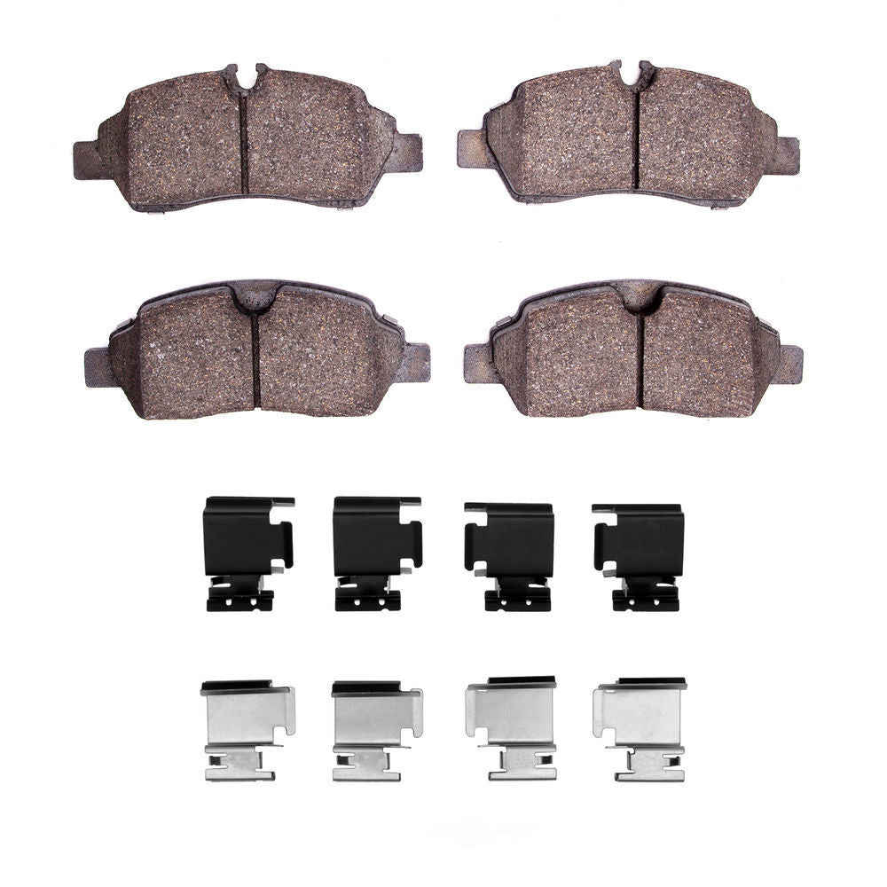 DFC 1551-1775-01 Semi-Metallic Disc Brake Pads Kit Fits Ford Transit-150 2015-19