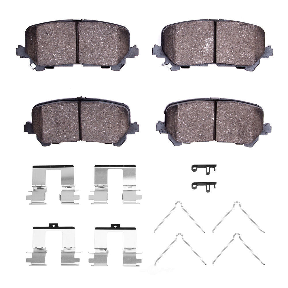 DFC 1551-1724-01 Rear Ceramic Disc Brake Pads Kit Fits Honda Odyssey 2011-2017