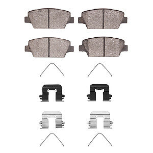 DFC 1551-2050-01 Ceramic Brake Pads Kit Fits Kia Cadenza 2017-2019