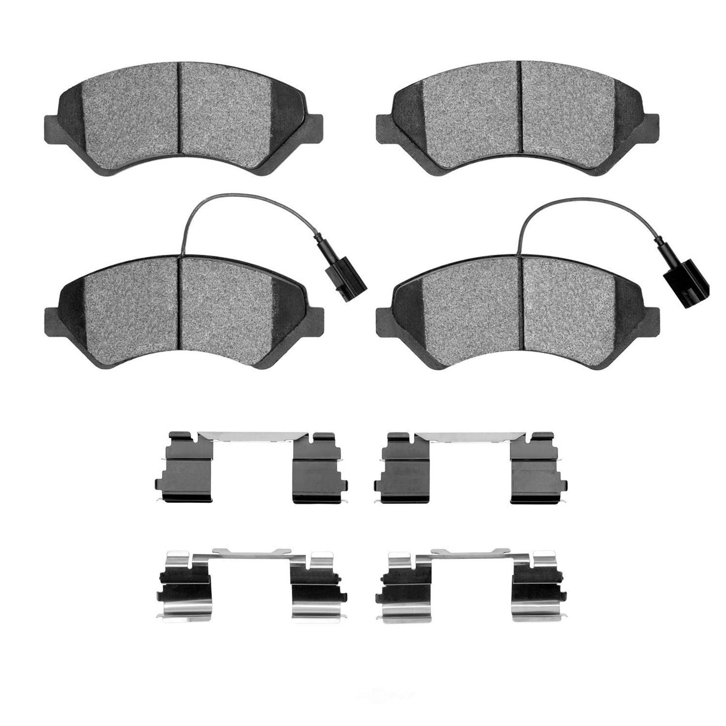 DFC 1551-1842-01 Ceramic Brake Pads Kit Fits Ram Pro Master 1500 2023-2024