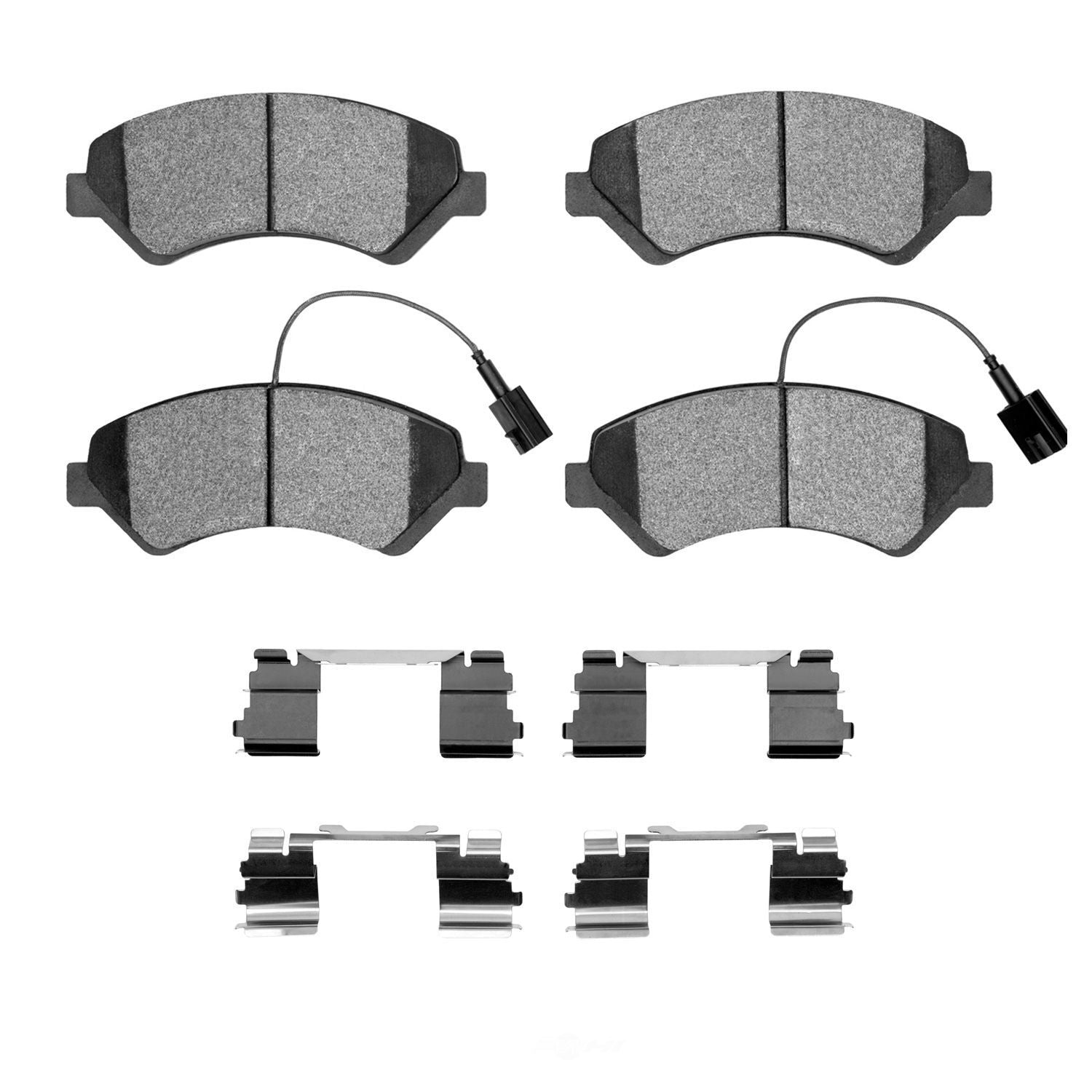 DFC 1551-1842-01 Ceramic Brake Pads Kit Fits Ram Pro Master 1500 2023-2024