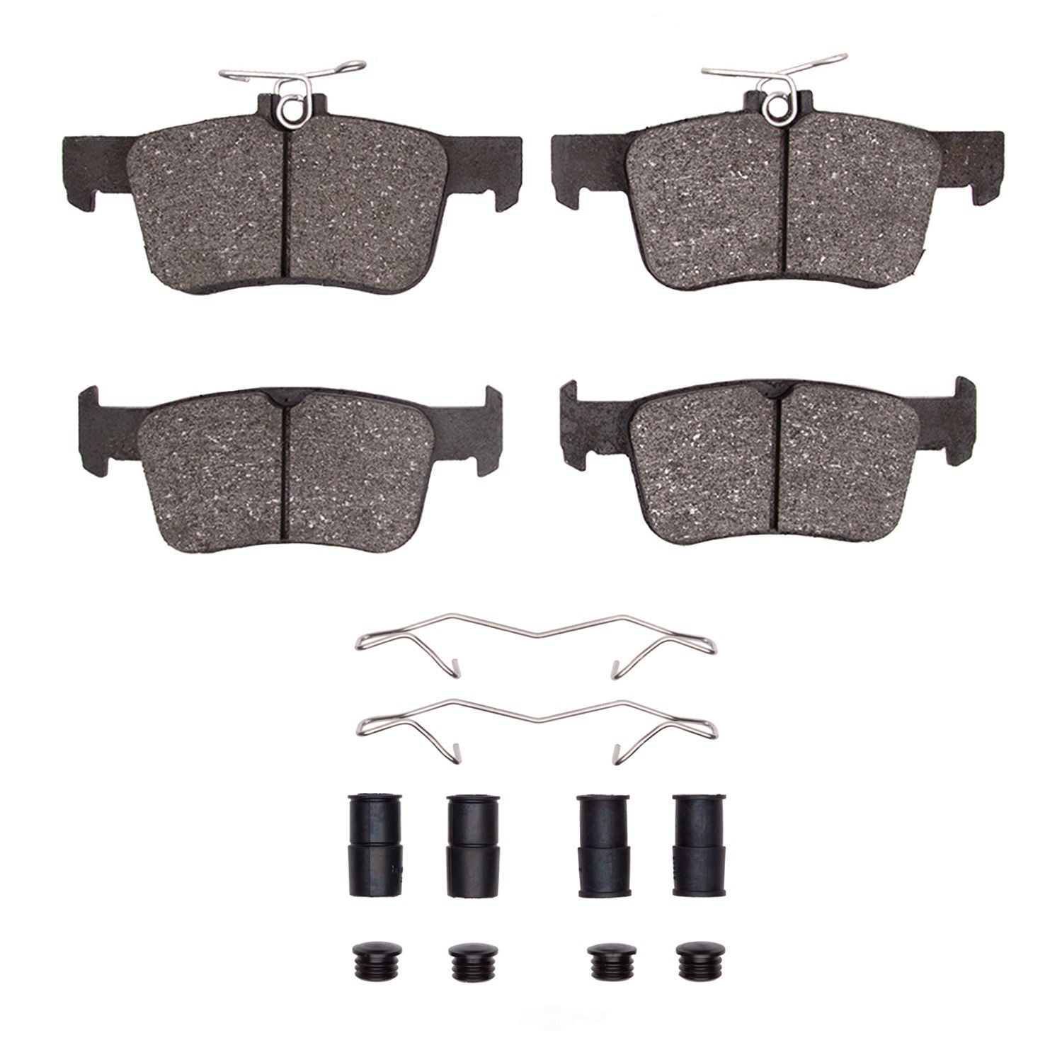 DFC 1551-2102-01 Ceramic Brake Pads Kit Fits Honda Accord 2018-2020, 2023-2024