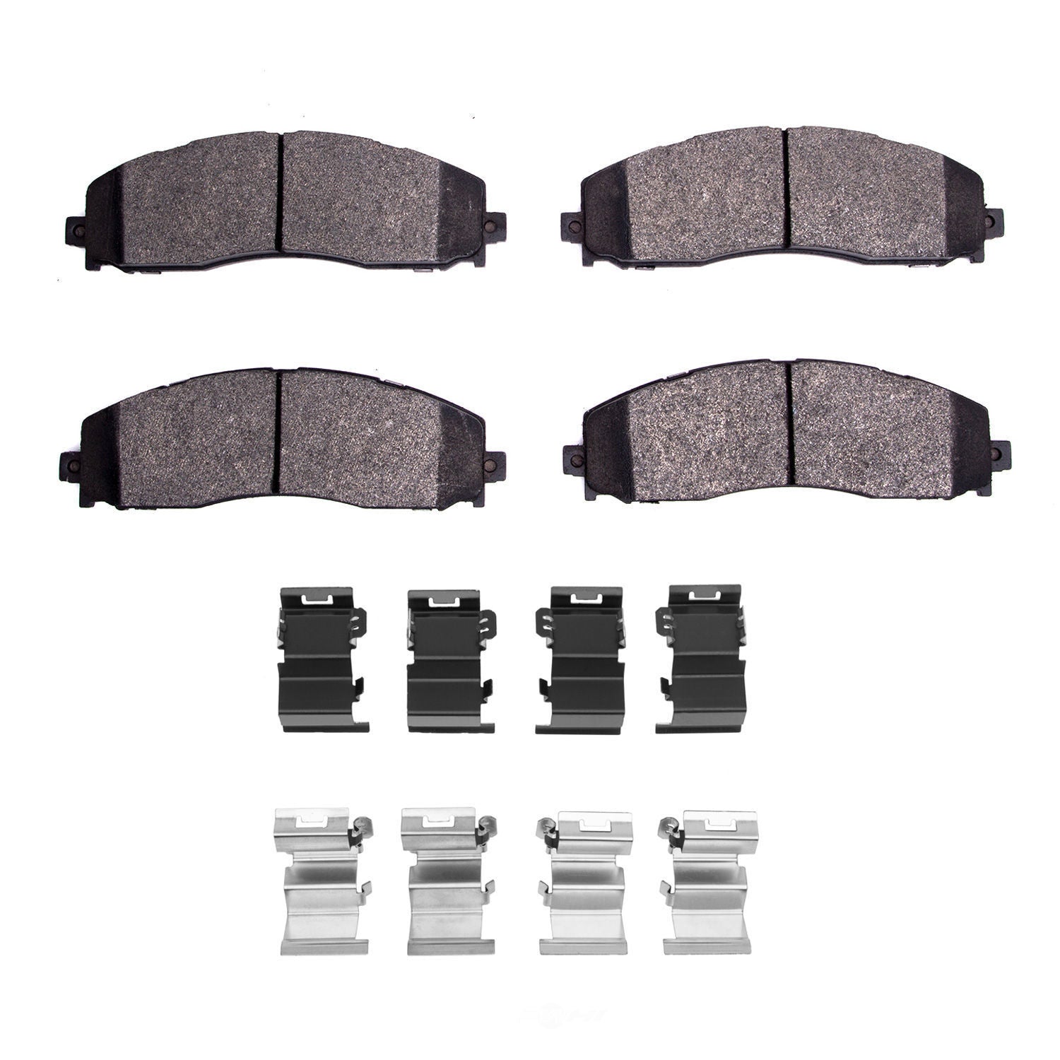 DFC 1551-1691-01 Semi-Metallic Brake Pads Kit Fits Ford F-450 Super Duty 2013-16