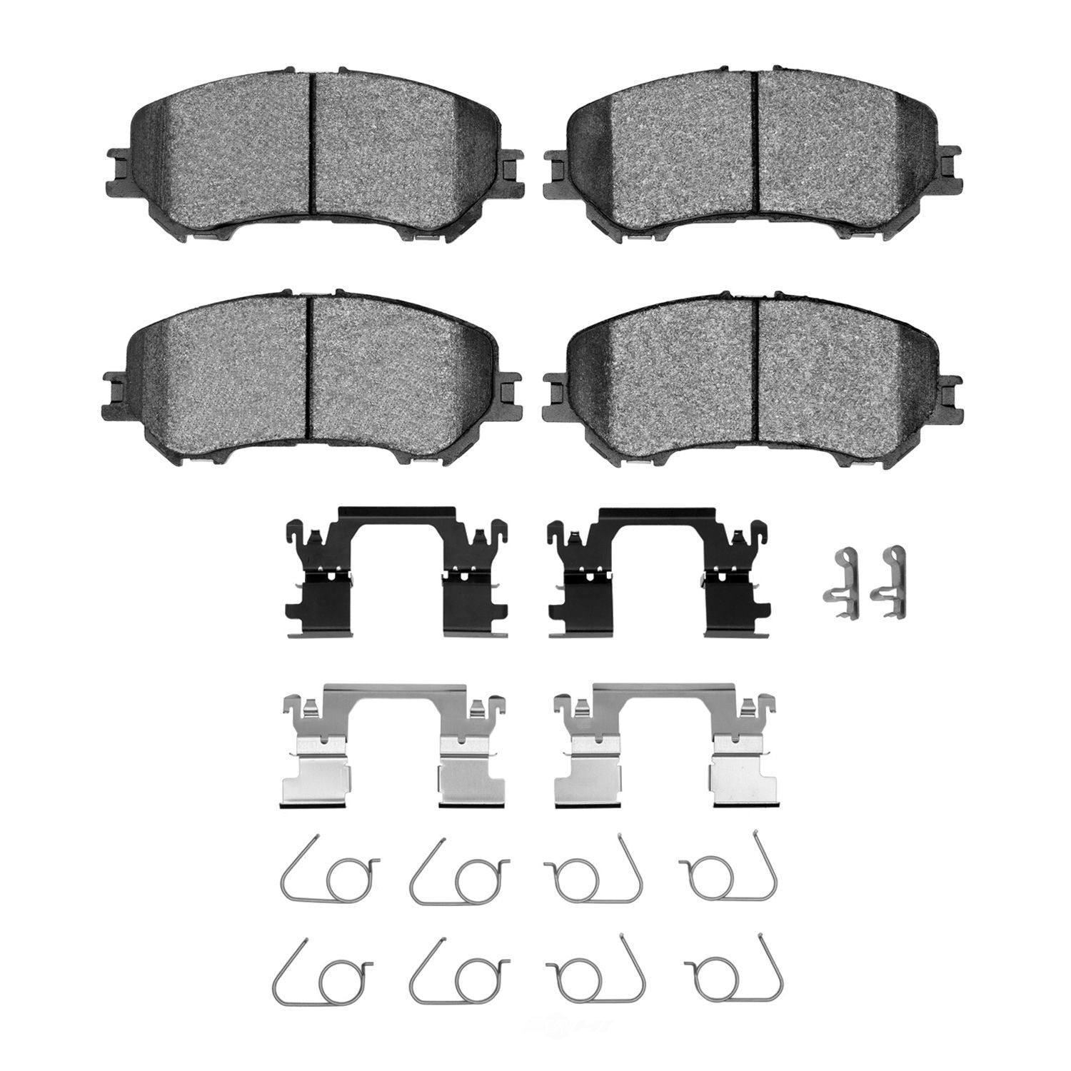 DFC 1551-1737-01 Front Ceramic Disc Brake Pads Kit Fits Nissan Rogue 2014-2020